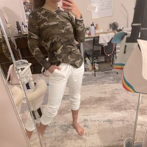 Hooded camo long sleeve